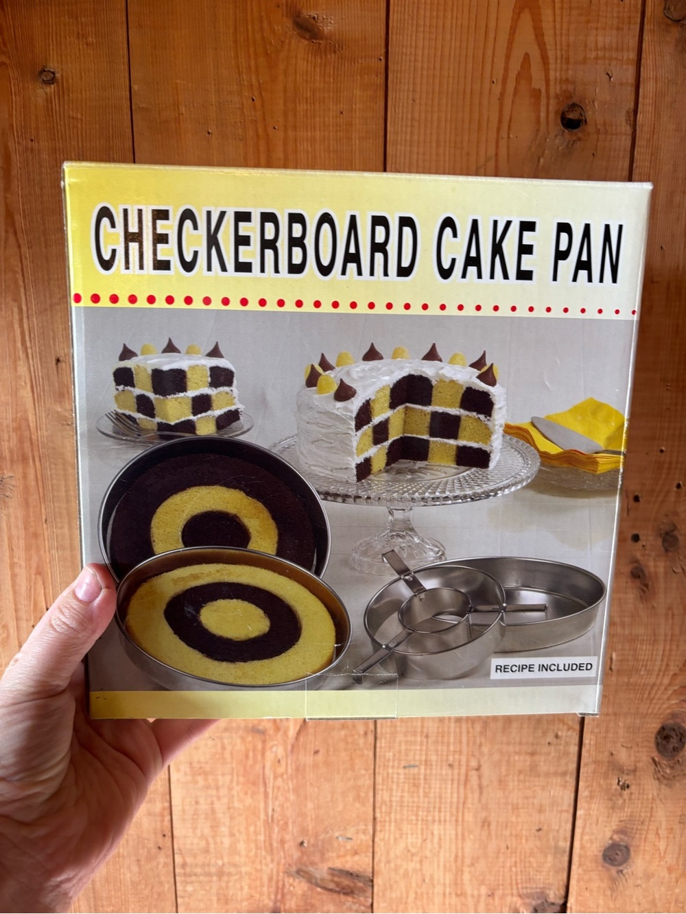 Checkerboard Cake Pan - New in Box